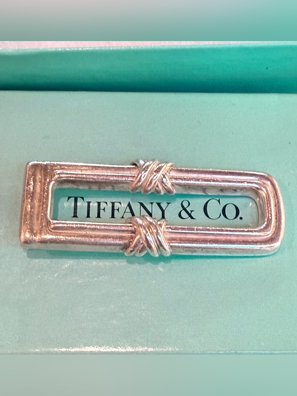 Tiffany & Co vintage sterling silver sleek money clip
